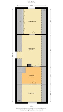 Floorplan - Zuidbuurt 47, 3141 EN Maassluis